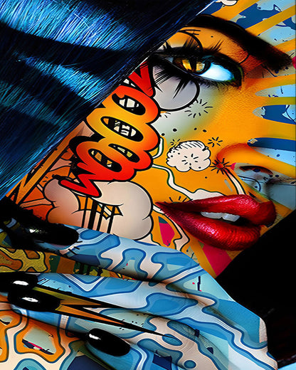 Madam, painting by numbers
