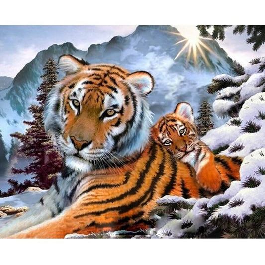 Peinture par numéros Tigre
