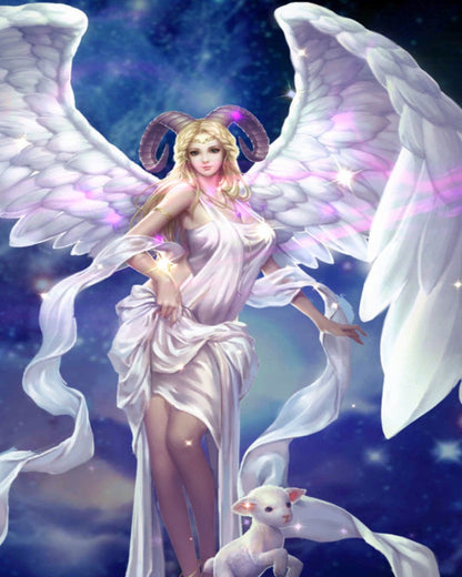 Peinture au numéro Ange