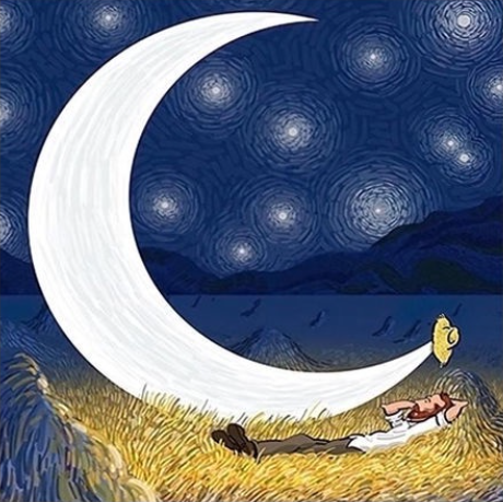 Lune Peinture par numéros