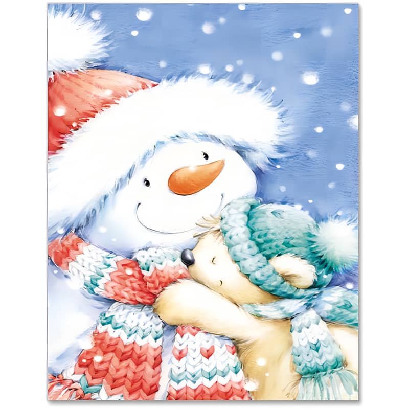 Snowman   Paint by Numbers