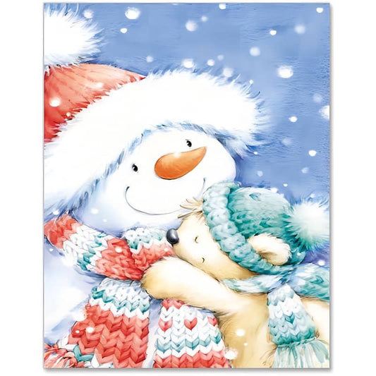 Bonhomme de neige - Peinture par numéros