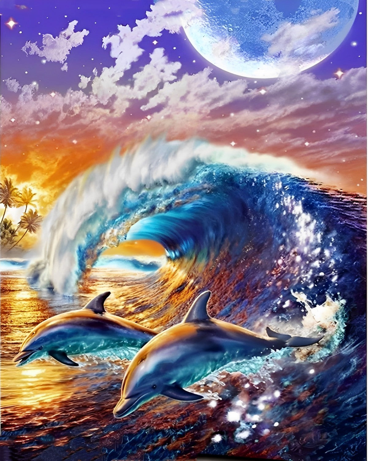 Peinture par numéros Dauphin