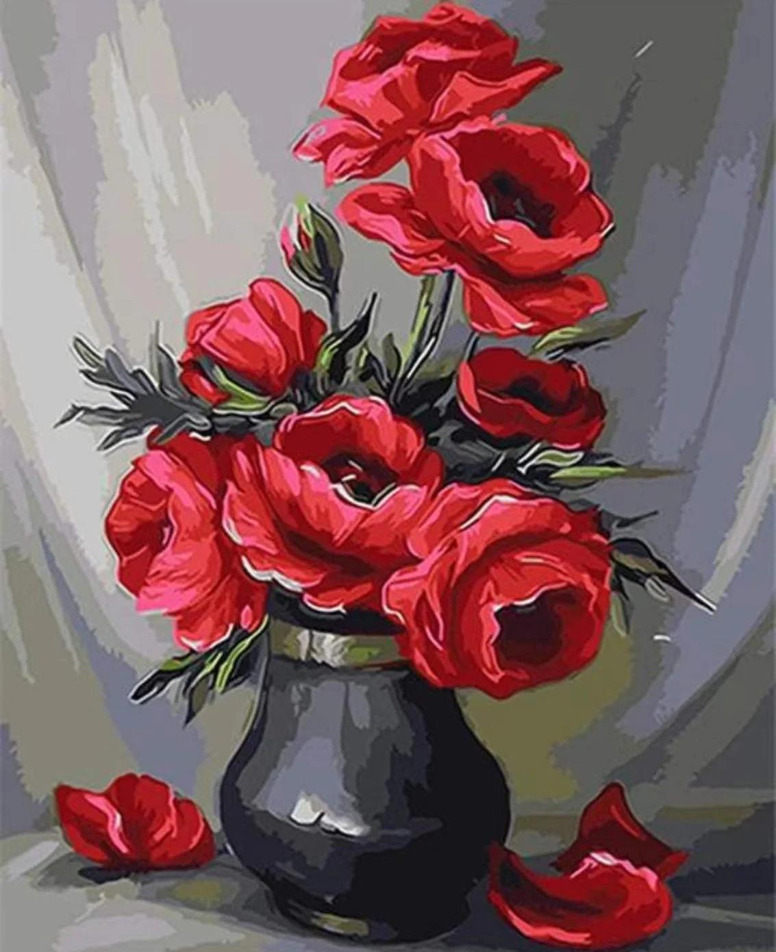 Paint by Numbers Vase