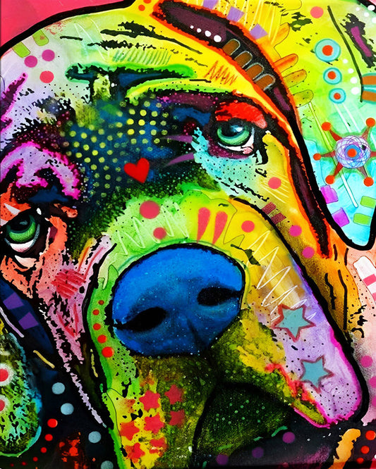 Peinture par numéros Chien