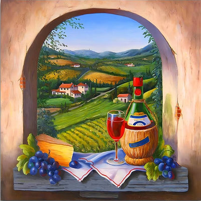 Peinture de vin par numéros