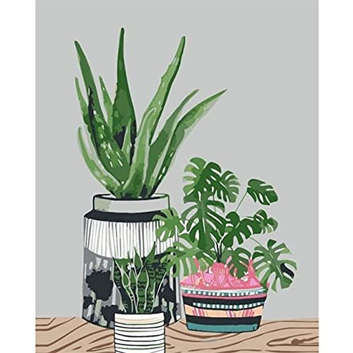 Plante en pot Peinture par numéros