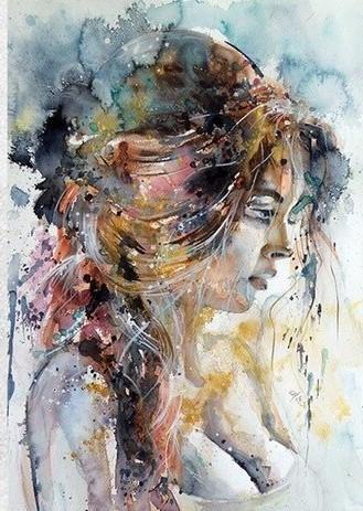 Female Portrait Paint by Numbers