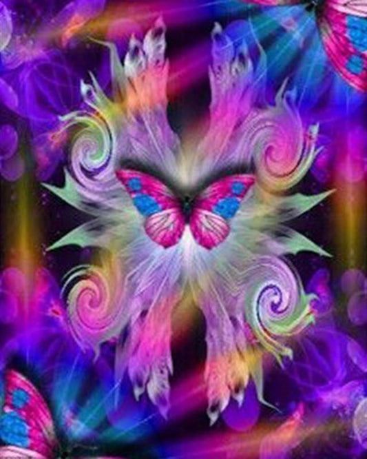 Colorful Butterfly Paint by Numbers