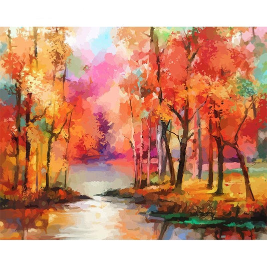 Forêt  Peinture par numéros