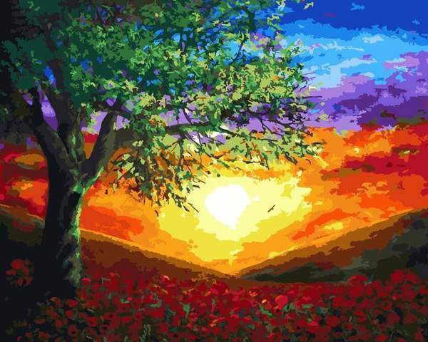 Ferme florale Peinture par numéros