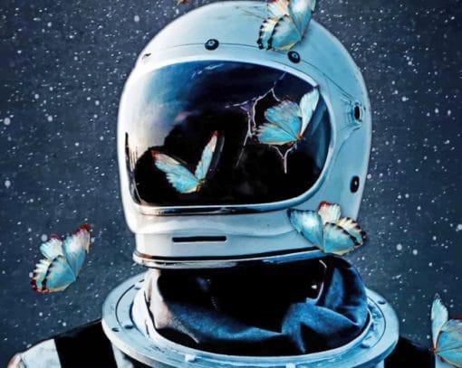 Papillons dans l'espace  Peinture par numéros