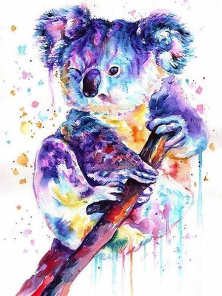 Paresseux lilas   Peinture par numéros