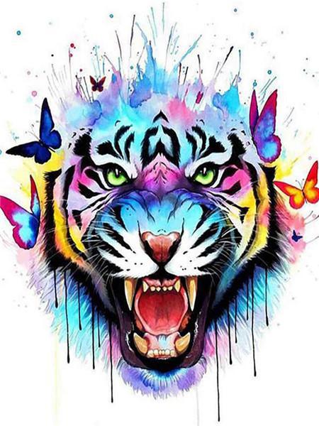 Tiger Paint by Numbers
