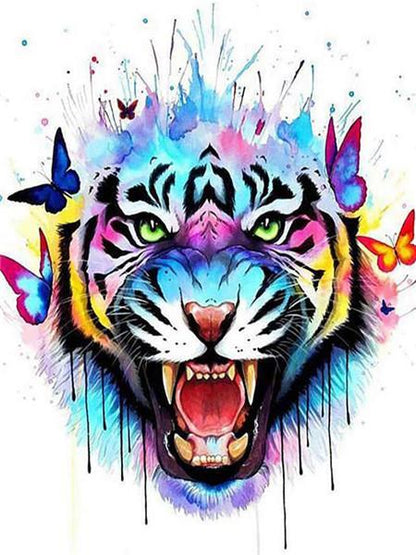 Tiger Paint by Numbers