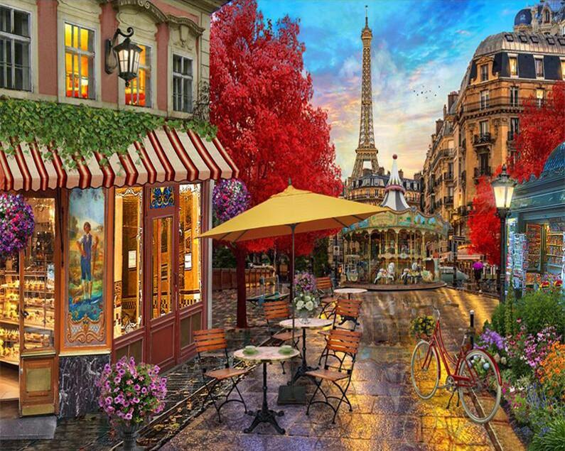Paysage urbain  Peinture par numéros