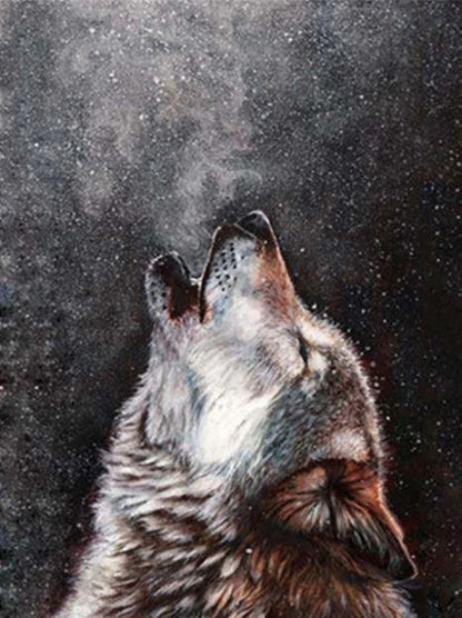 Wolf Paint by Numbers