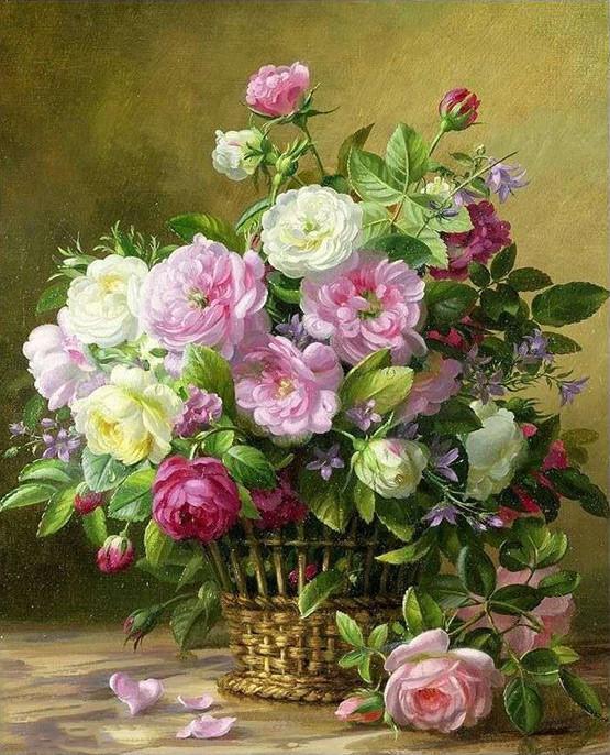 Fleurs   Peinture par numéros