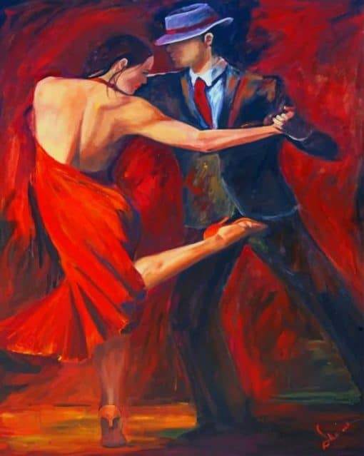 danse   Peinture par numéros