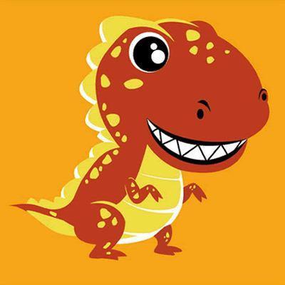 Dinosaures de feu – Peinture par numéros