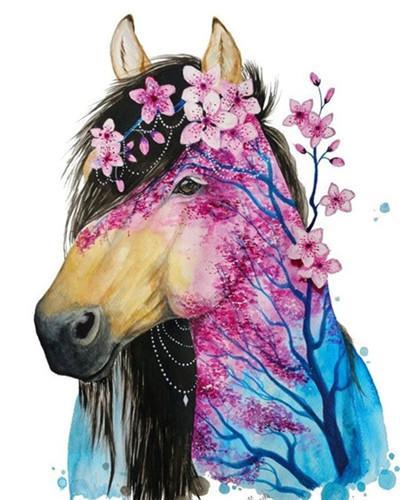 Donkey Head Paint by Numbers