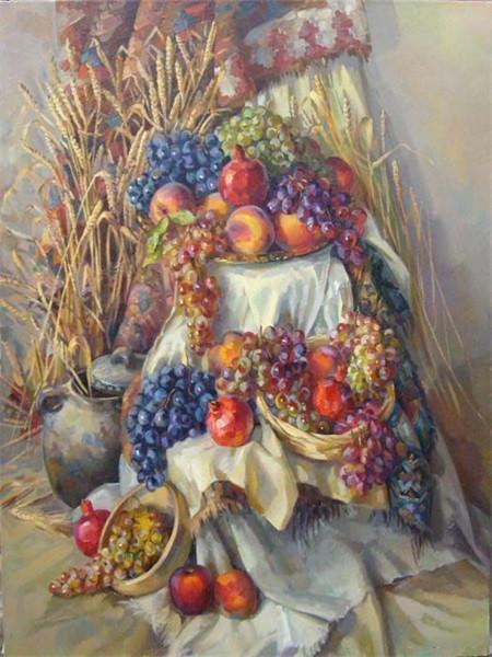 Fruit Stand Paint by Numbers