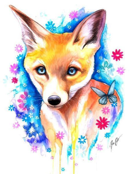 Renard   Peinture par numéros