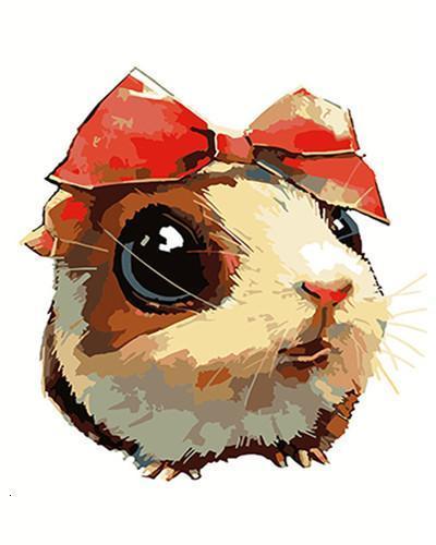 Cat Head Paint by Numbers