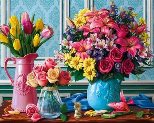 Vase – Peinture par numéros