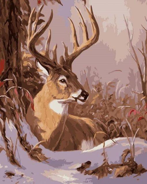 Sika Cerf peindre par numéros