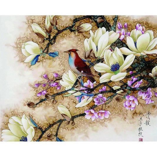 Gardénia  Peinture par numéros