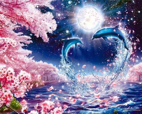 Peinture par numéros : Baleine fantastique
