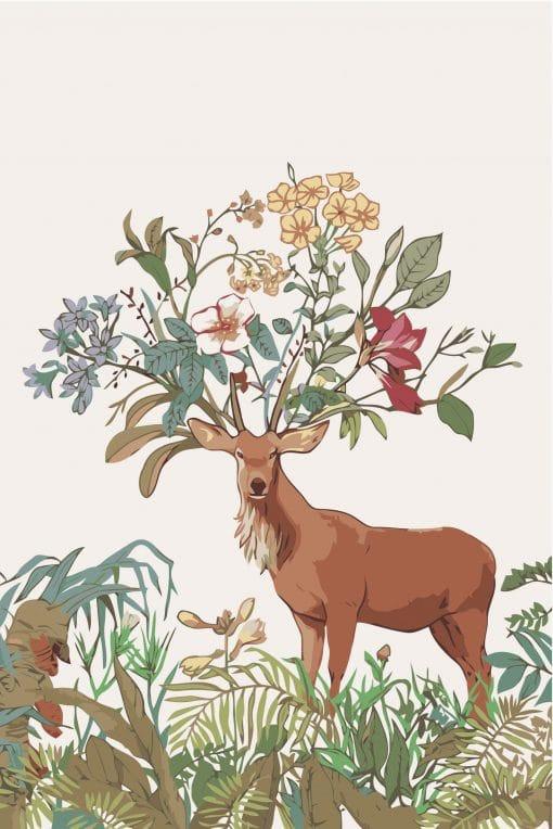 Sika Deer Paint by Numbers