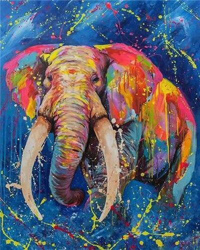 Éléphant Peinture par numéros