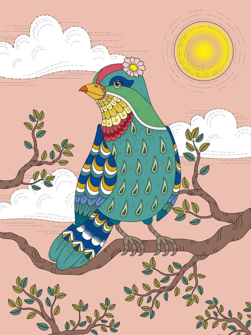Bird Paint by Numbers