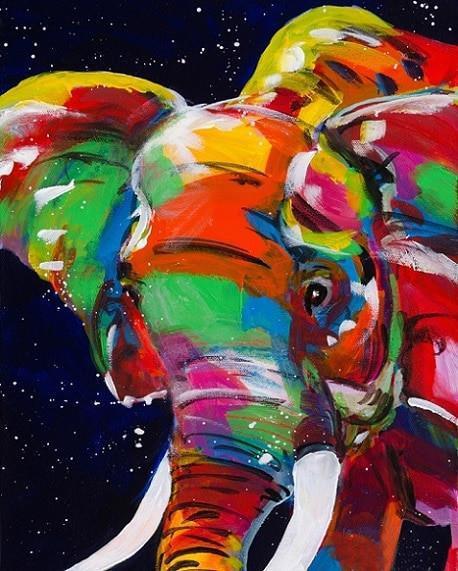 Éléphant Peindre par numéros