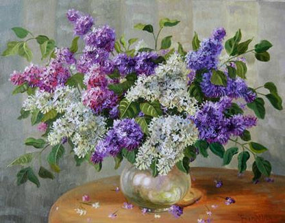 Fleurs à peindre par numéros