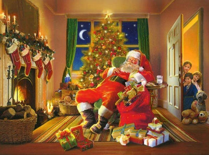 Père Noël Peinture par numéros