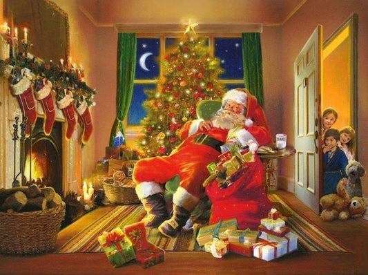 Père Noël Peinture par numéros