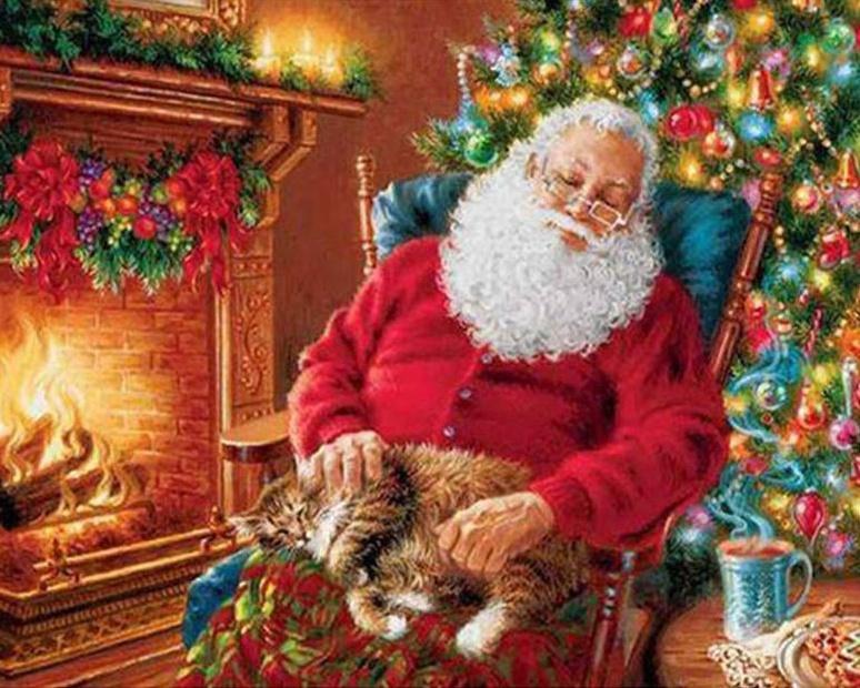 Père Noël Peinture par numéros