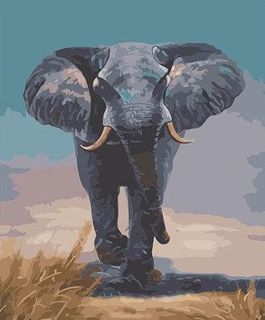Éléphant    Peinture par numéros