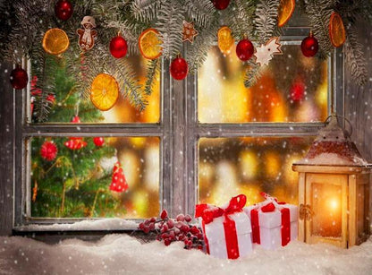 Christmas Window Painting by Numbers