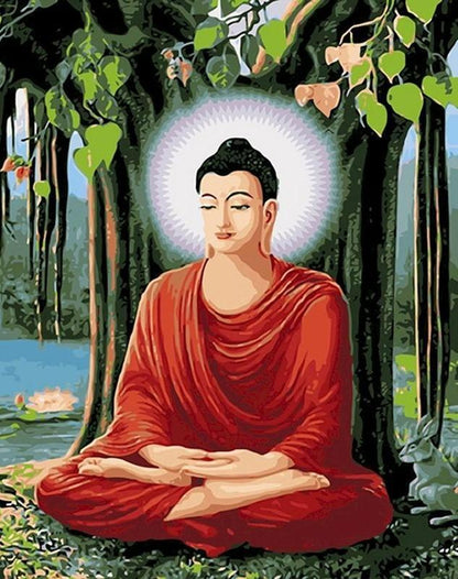 Figurine de Bouddha   Peindre par numéros